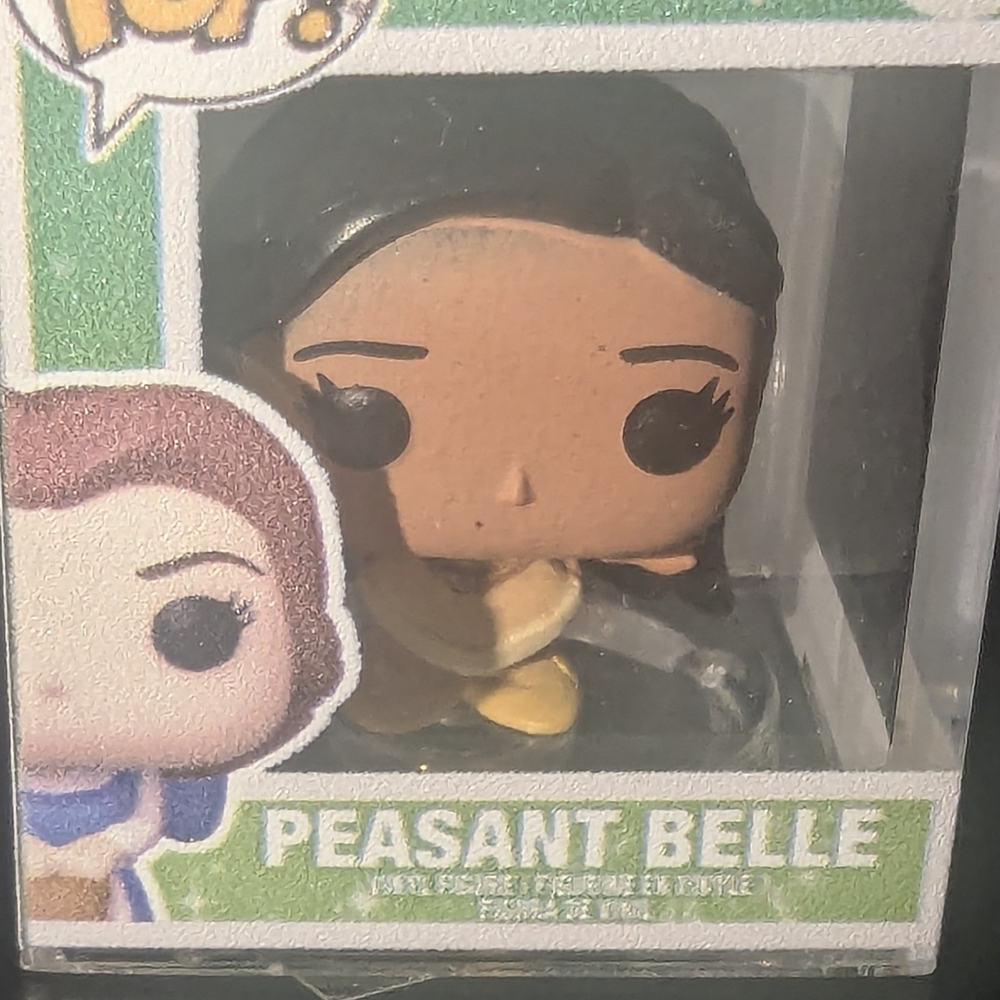 Funko Peasant Belle Figure in Yellow Dress and Black Hair